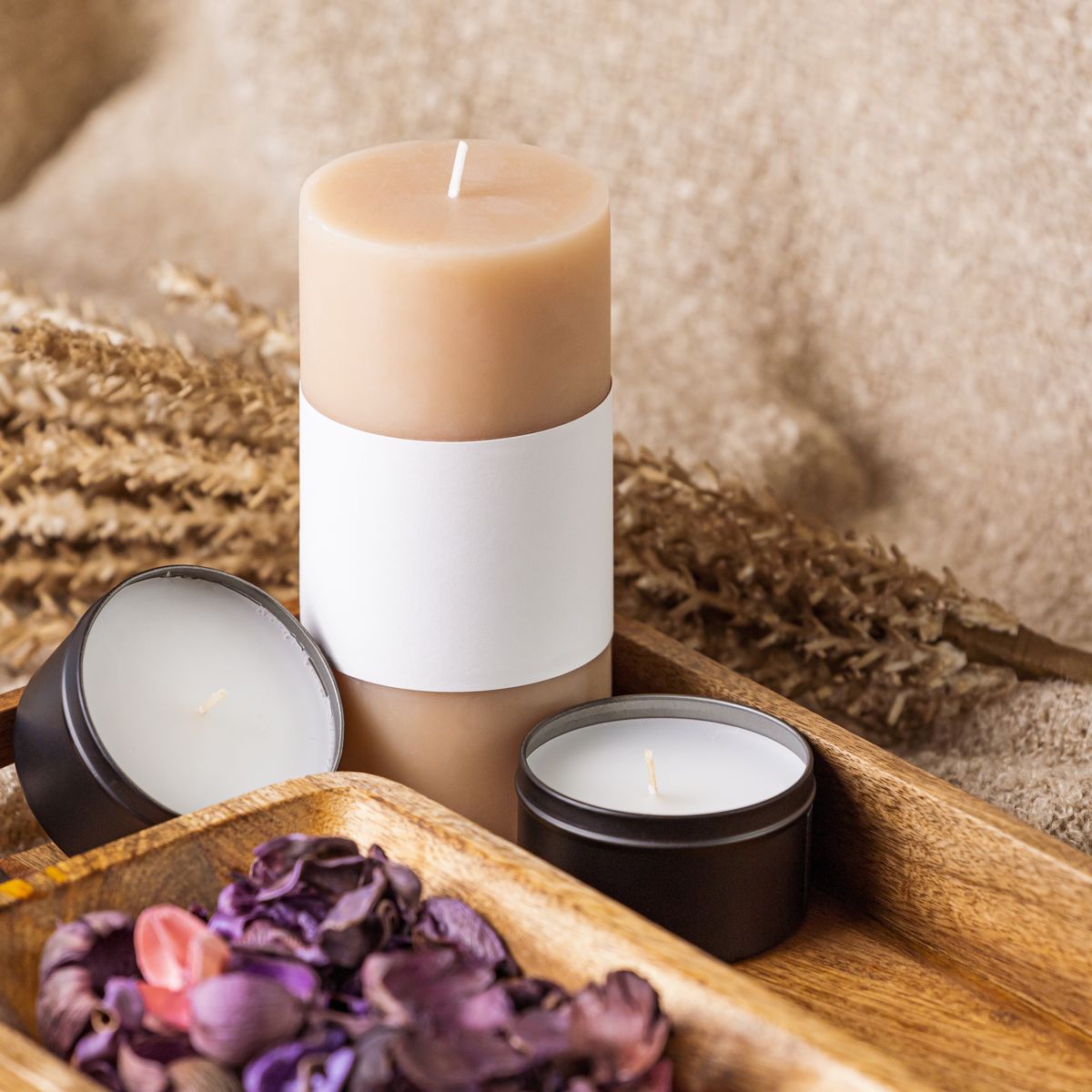 Soy Scented Candle Trio