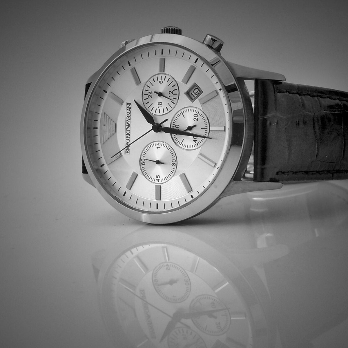 Leather Strap Chronograph