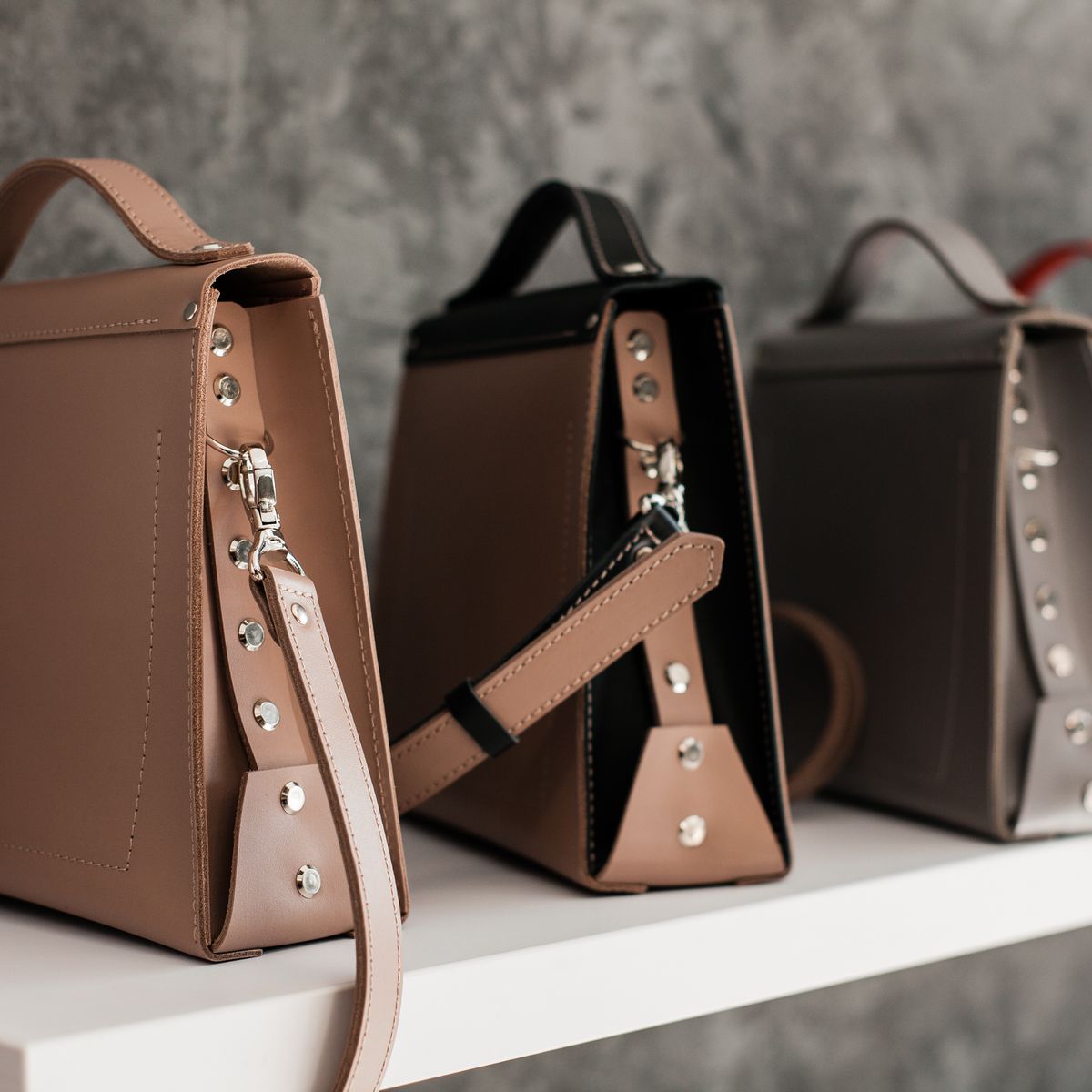 Structured Leather Tote